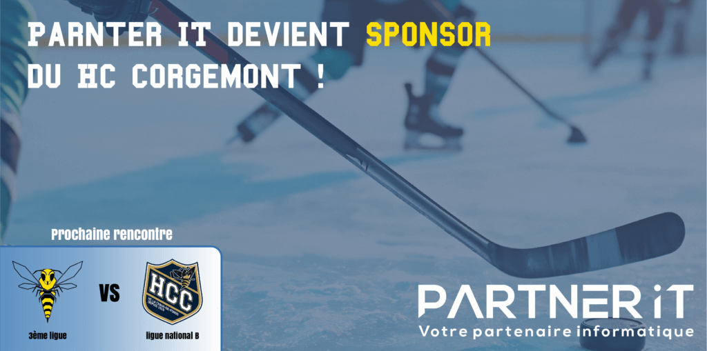 PARTNER IT devient sponsor du HC Corgemont !